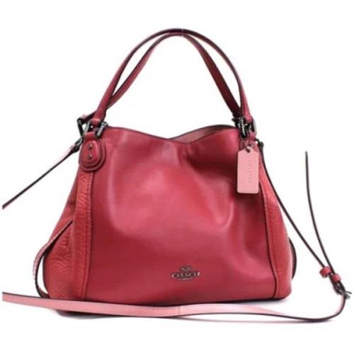 Coach Pre-owned Pre-owned Laeder axelremsvskor Pink, Dam