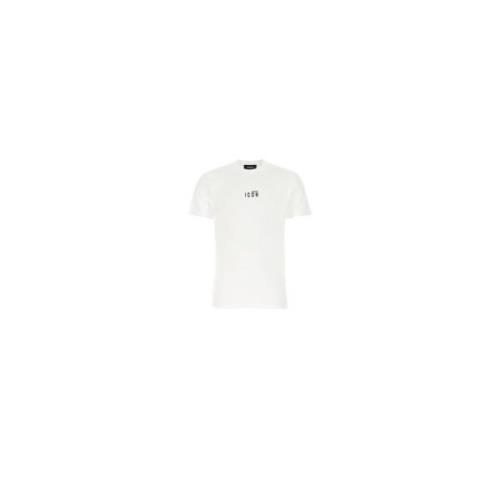 Dsquared2 Icon Logo Vit T-shirt White, Herr