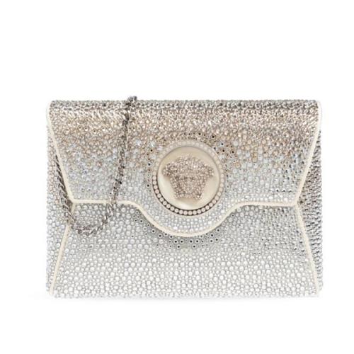 Versace La Medusa Clutch Gray, Dam