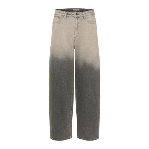 Gestuz Vida Grå Jeans med Gradienttryck Gray, Dam