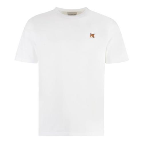 Maison Kitsuné T-Shirts White, Herr