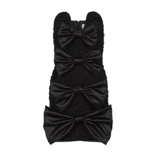 Nina Ricci Svart Båge Bustier Klänning Black, Dam