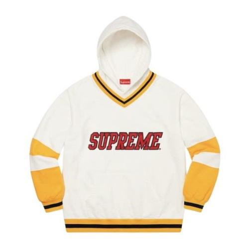 Supreme Begränsad Upplaga Hockey Hoodie Vit Multicolor, Herr