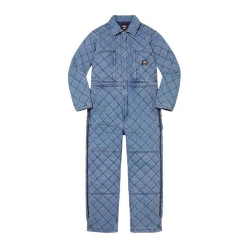 Supreme Quiltad Denim Overall Begränsad Upplaga Blue, Herr