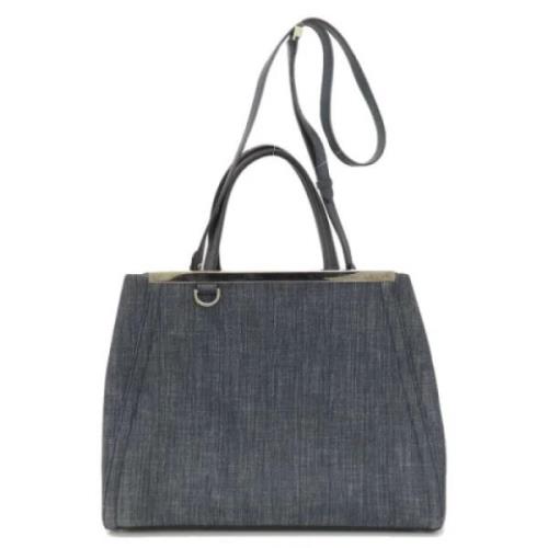 Fendi Vintage Pre-owned Denim totevskor Blue, Dam