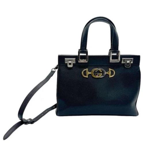 Gucci Vintage Pre-owned Tyg gucci-vskor Black, Dam