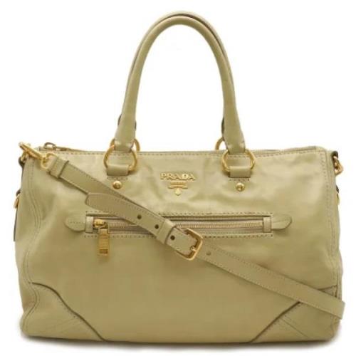 Prada Vintage Pre-owned Laeder prada-vskor Beige, Dam