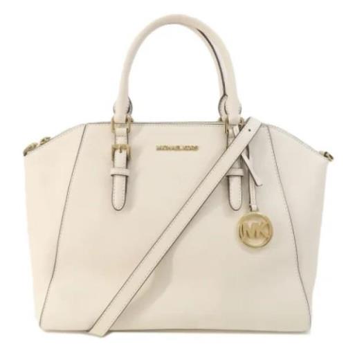 Michael Kors Pre-owned Pre-owned Plast handvskor White, Dam