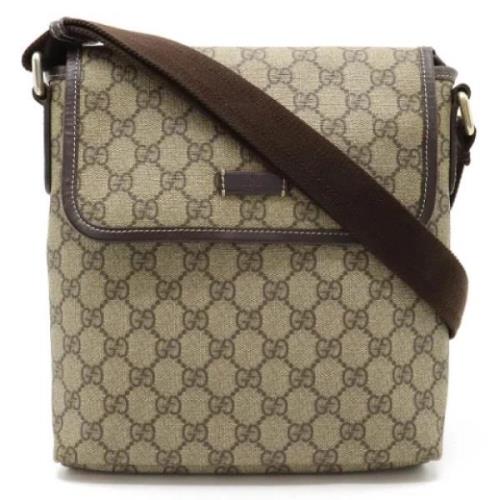 Gucci Vintage Pre-owned Laeder gucci-vskor Beige, Dam