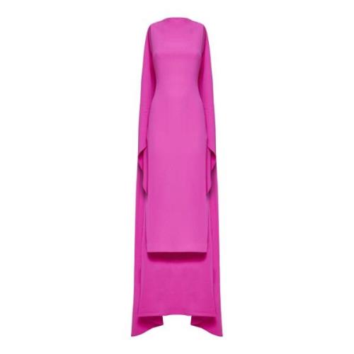 Solace London Rosa Kaila Maxi Klänning Pink, Dam