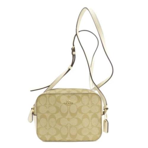 Coach Pre-owned Pre-owned Plast axelremsvskor Beige, Dam