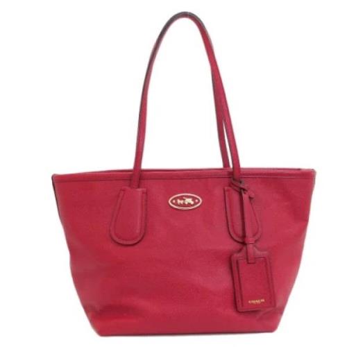 Coach Pre-owned Pre-owned Plast totevskor Red, Dam