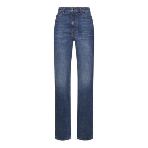 Khaite Slim Fit Blå Jeans Blue, Dam