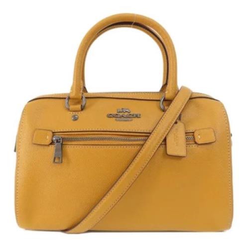 Coach Pre-owned Pre-owned Plast handvskor Yellow, Dam