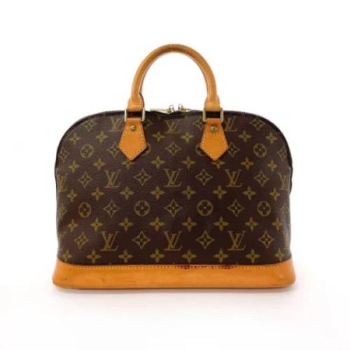 Louis Vuitton Vintage Pre-owned Canvas handvskor Brown, Dam