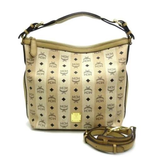 MCM Pre-owned Pre-owned Tyg handvskor Beige, Dam