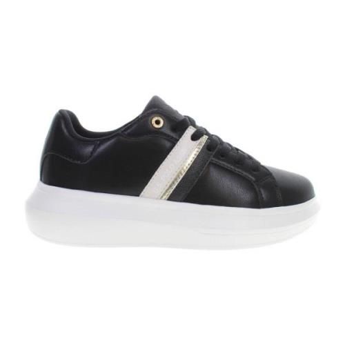 U.s. Polo Assn. Svarta Sneakers för Kvinnor med Sportig Design Black, ...