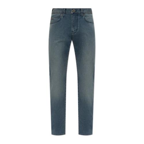 Emporio Armani J45 vanlig typ jeans Blue, Herr