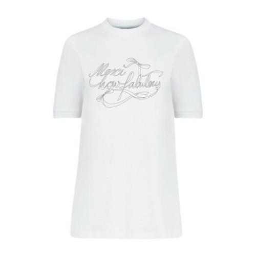 Nina Ricci Fabulous Vit T-shirt White, Dam