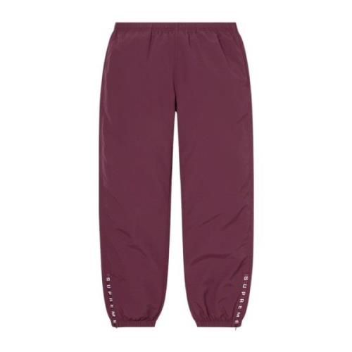 Supreme Begränsad upplaga Warm Up Pant Burgundy Red, Herr