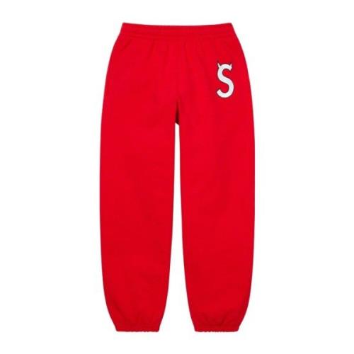 Supreme Begränsad upplaga S Logo Sweatpant Röd Red, Herr