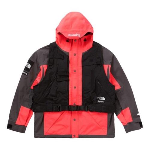 Supreme Begränsad Upplaga Röd Jacka Väst Combo Red, Herr