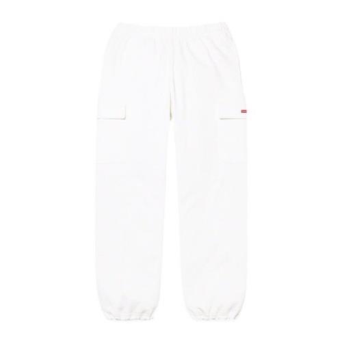 Supreme Cargo Sweatpant Limited Edition White White, Herr