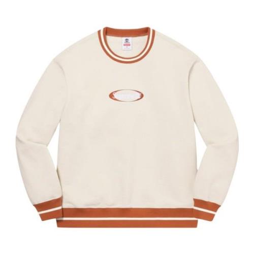 Supreme Retro Street Crewneck Limited Edition Beige, Herr