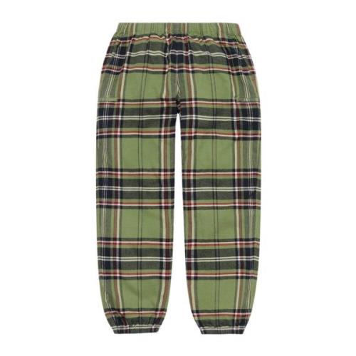 Supreme Begränsad upplaga Flannel Skate Pant Grön Green, Herr