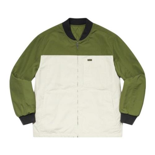 Supreme Reversible Tech Work Jacket Green Multicolor, Herr