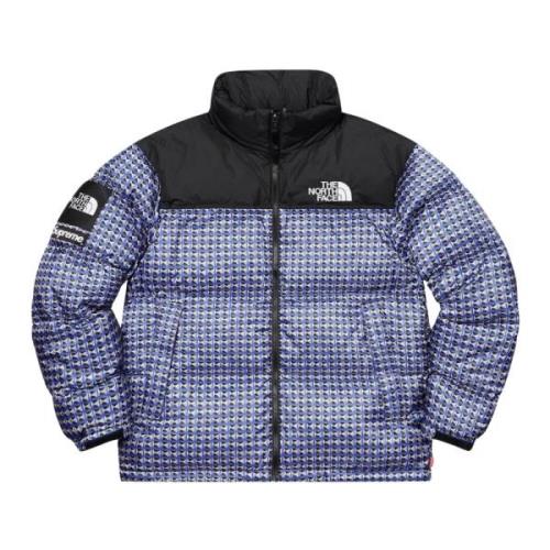 Supreme Begränsad upplaga Studded Nuptse-jacka Blue, Herr