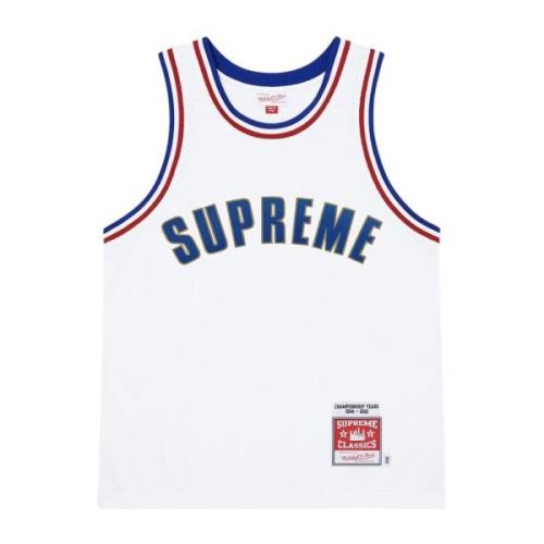 Supreme Begränsad upplaga Baskettröja Vit White, Herr