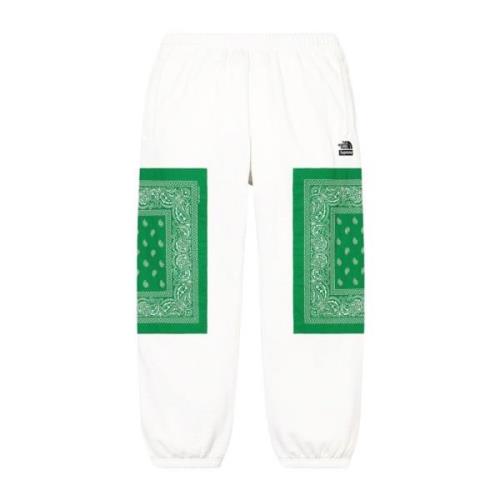 Supreme Begränsad upplaga Bandana Sweatpant Vit White, Herr