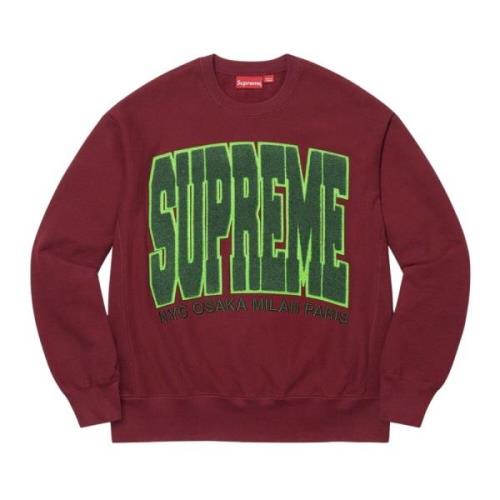 Supreme Stad Arc Crewneck Sweater Limited Edition Brown, Herr