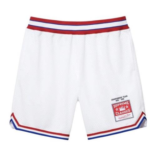 Supreme Begränsad Upplaga Basketboll Shorts Vit White, Herr