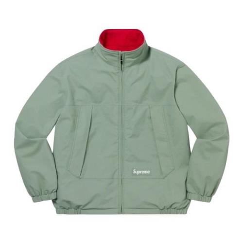 Supreme Vändbar Vattentät Jacka Ljus Oliv Green, Herr