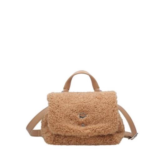 Zanellato Faux Fur Baby Postina Väska Brown, Dam