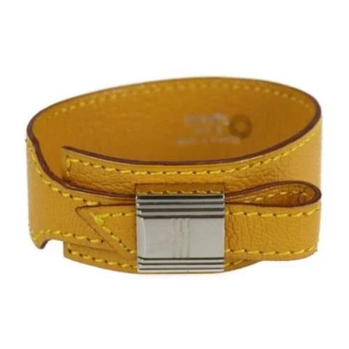 Hermès Vintage Pre-owned Tyg hermes-smycken Yellow, Dam