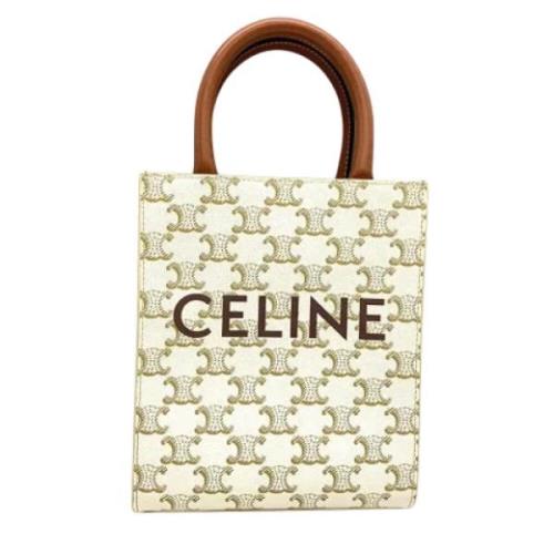 Celine Vintage Pre-owned Tyg celine-vskor Beige, Dam