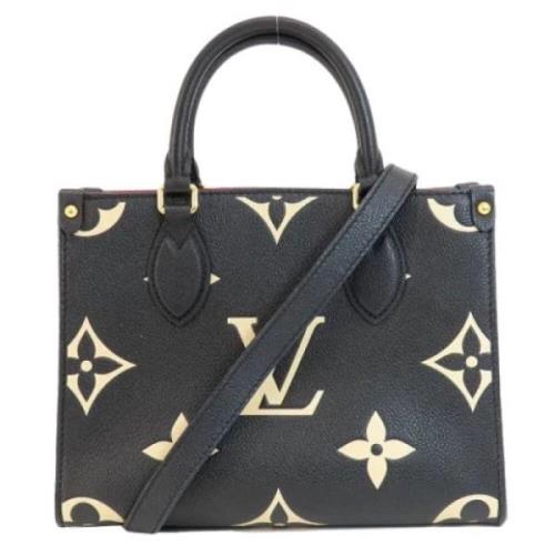 Louis Vuitton Vintage Pre-owned Tyg louis-vuitton-vskor Black, Dam