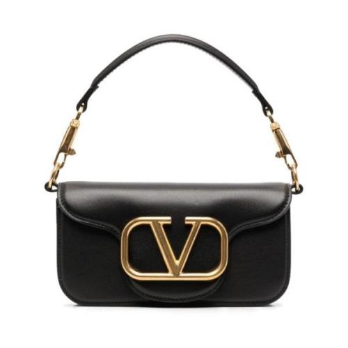 Valentino Garavani Svart VLogo Signature Axelväska Black, Dam