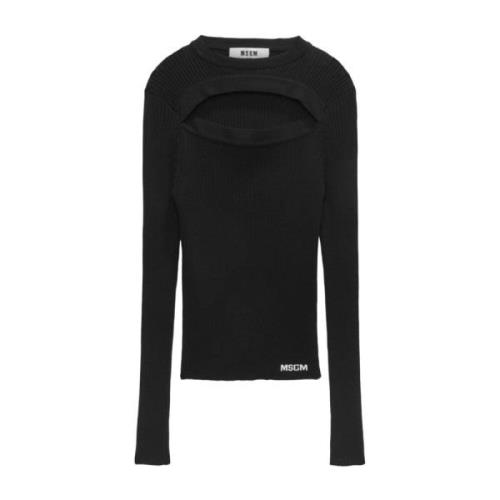 Msgm Svarta T-shirts och Polos Black, Dam