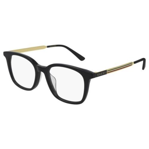 Gucci Svarta Glasögonbågar Black, Unisex