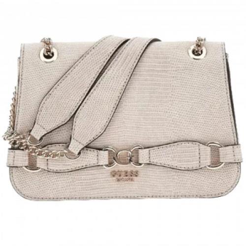 Guess Elegant Axelväska Taupe Beige, Dam