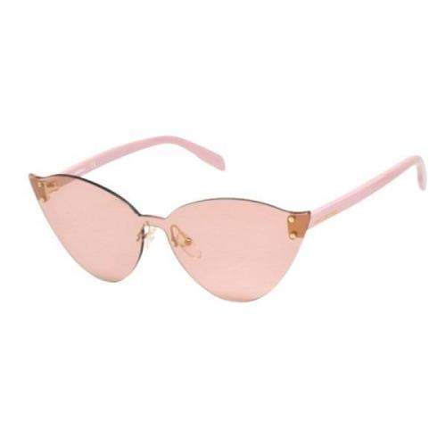 Karl Lagerfeld Rosé Acetat Solglasögon för Kvinnor Pink, Dam