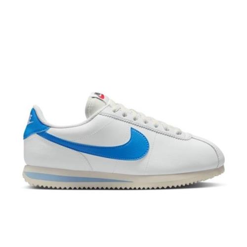 Nike Klassiska Cortez University Blue Sneakers White, Herr