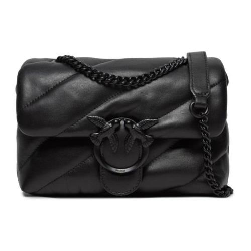 Pinko Love Puff Mini Väska Black, Dam