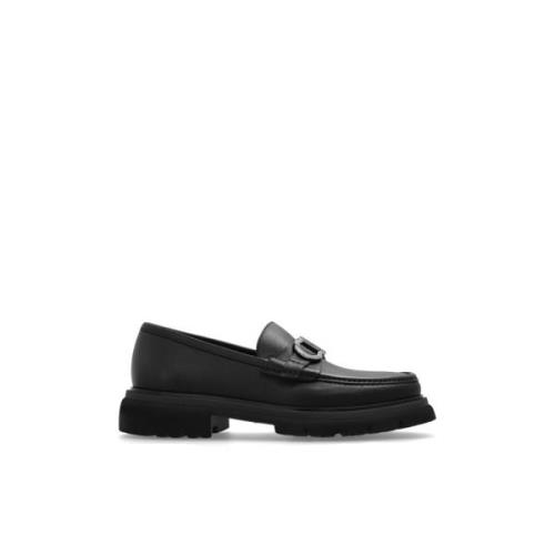 Salvatore Ferragamo `Cocoon` loafers skor Black, Herr