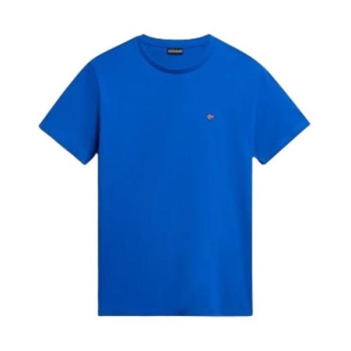 Napapijri Herr Salis Kortärmad T-shirt Blue, Herr