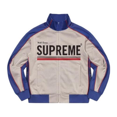 Supreme Begränsad upplaga Världsberömd Jacquard Track Jacket Multicolo...